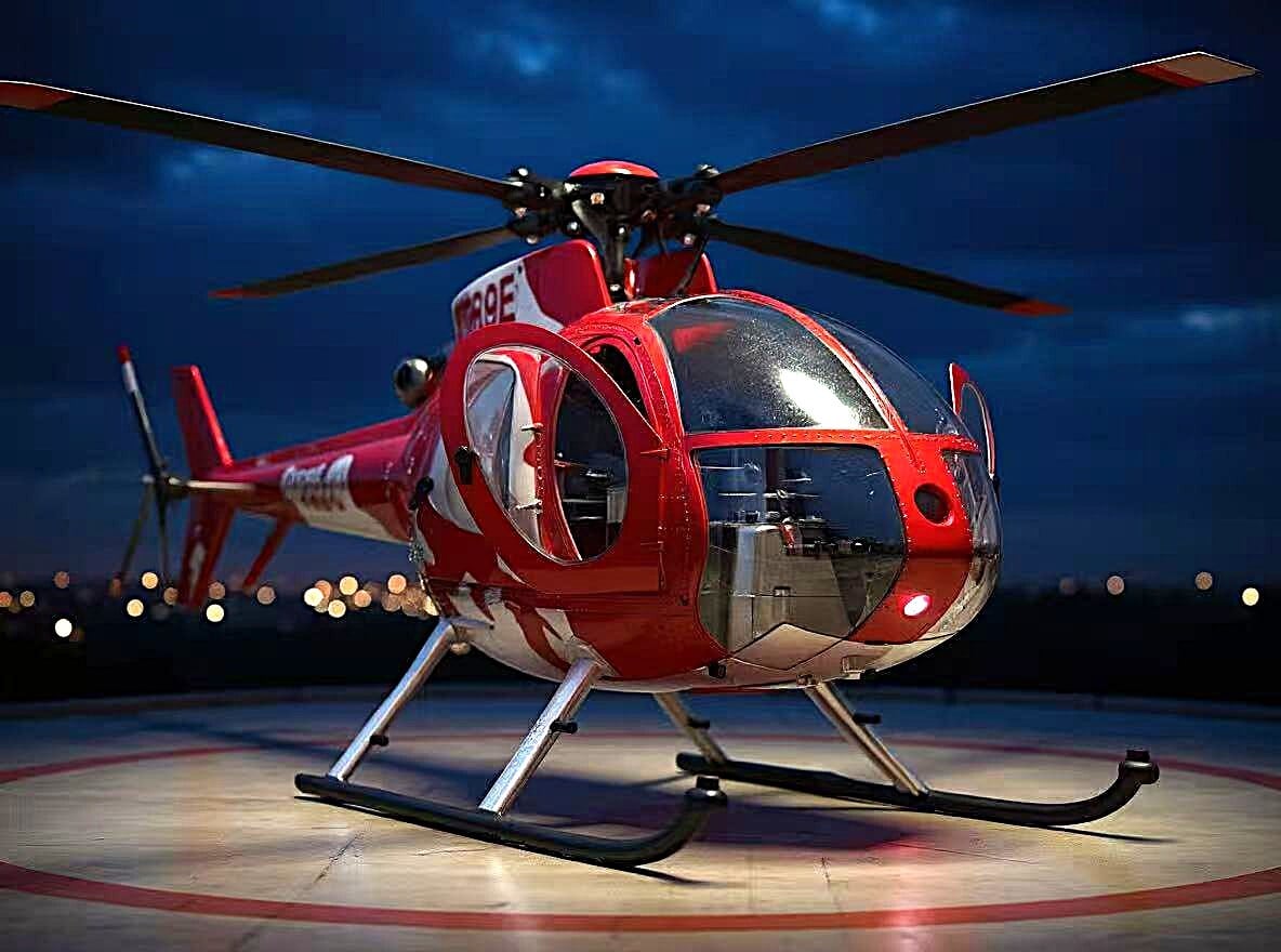 第2ロット予約&即納可1台◆小型1 /16スケール 各カラー3色 YUXIANG F119S GPS BNF MD500 全長485mm 重量700g