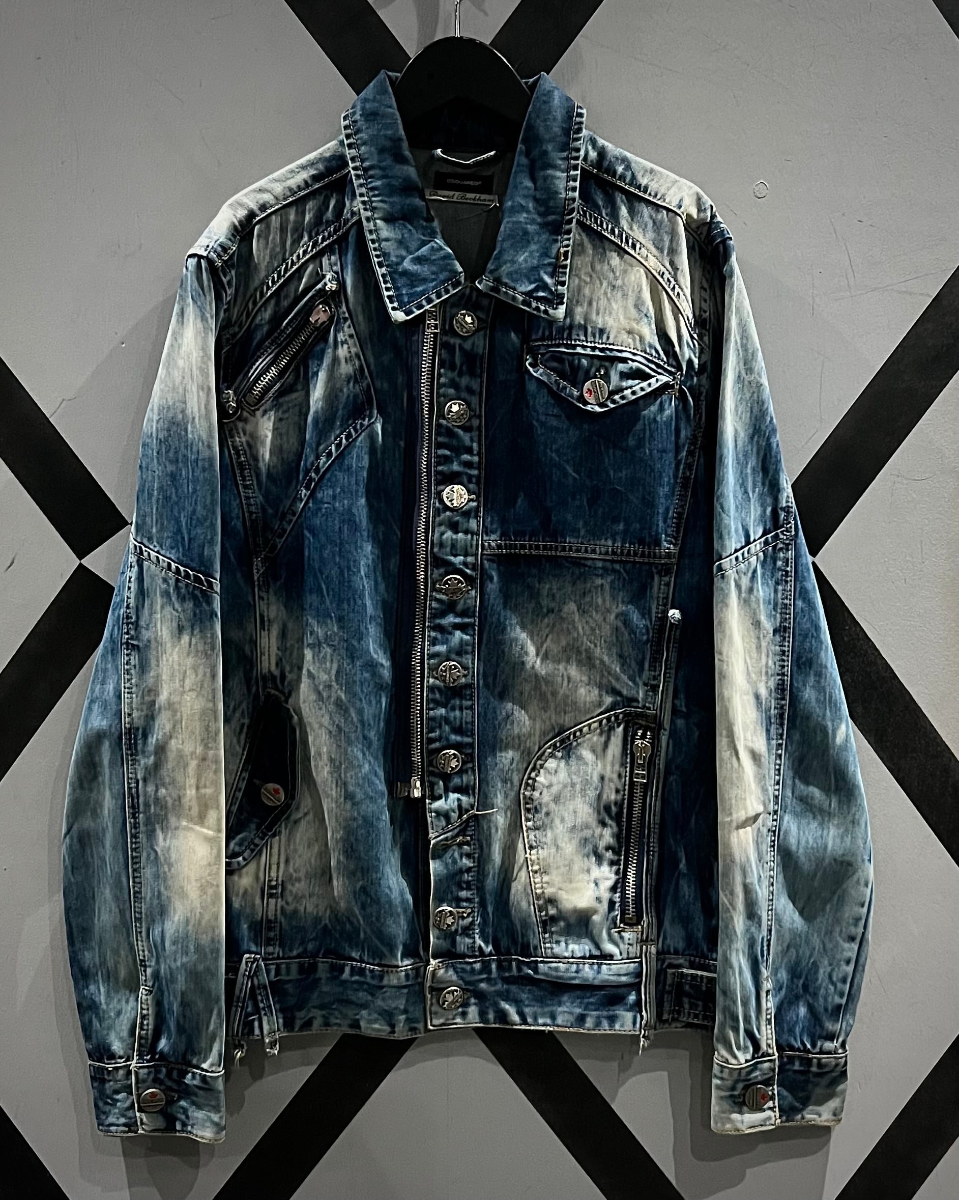 X VINTAGE】“Dsquared²” Various Gimmick Denim Jacket | Caka(カカ