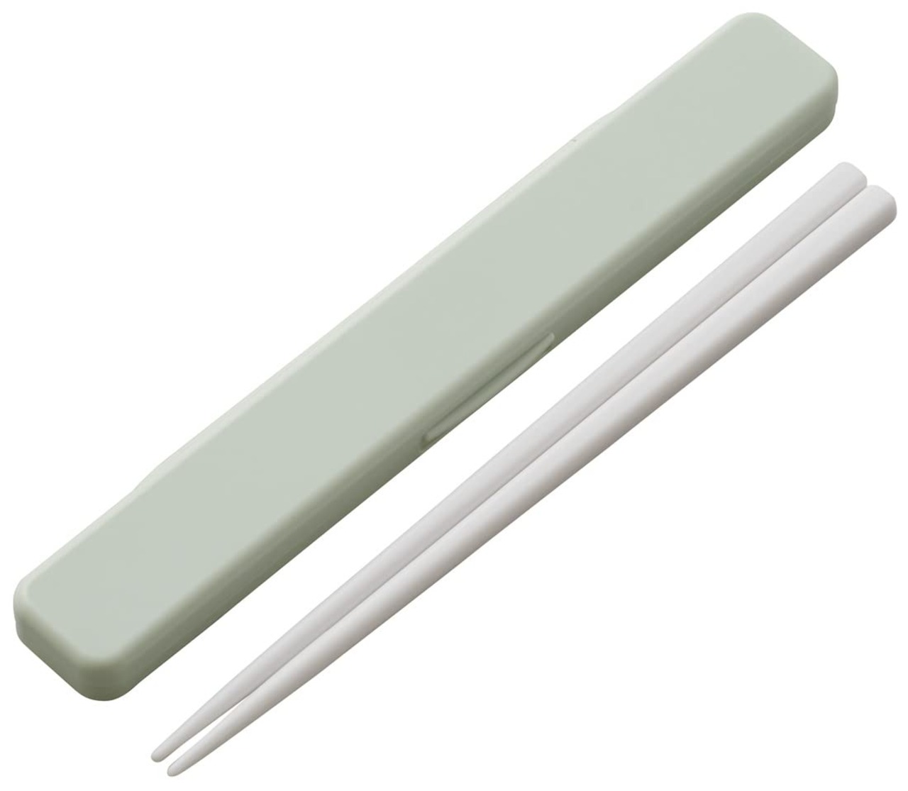 スケーター(Skater) 箸 箸箱セット 大人用 抗菌 18cm カチャカチャ鳴らない 日本製 くすみグリーン ABC3AG-A
