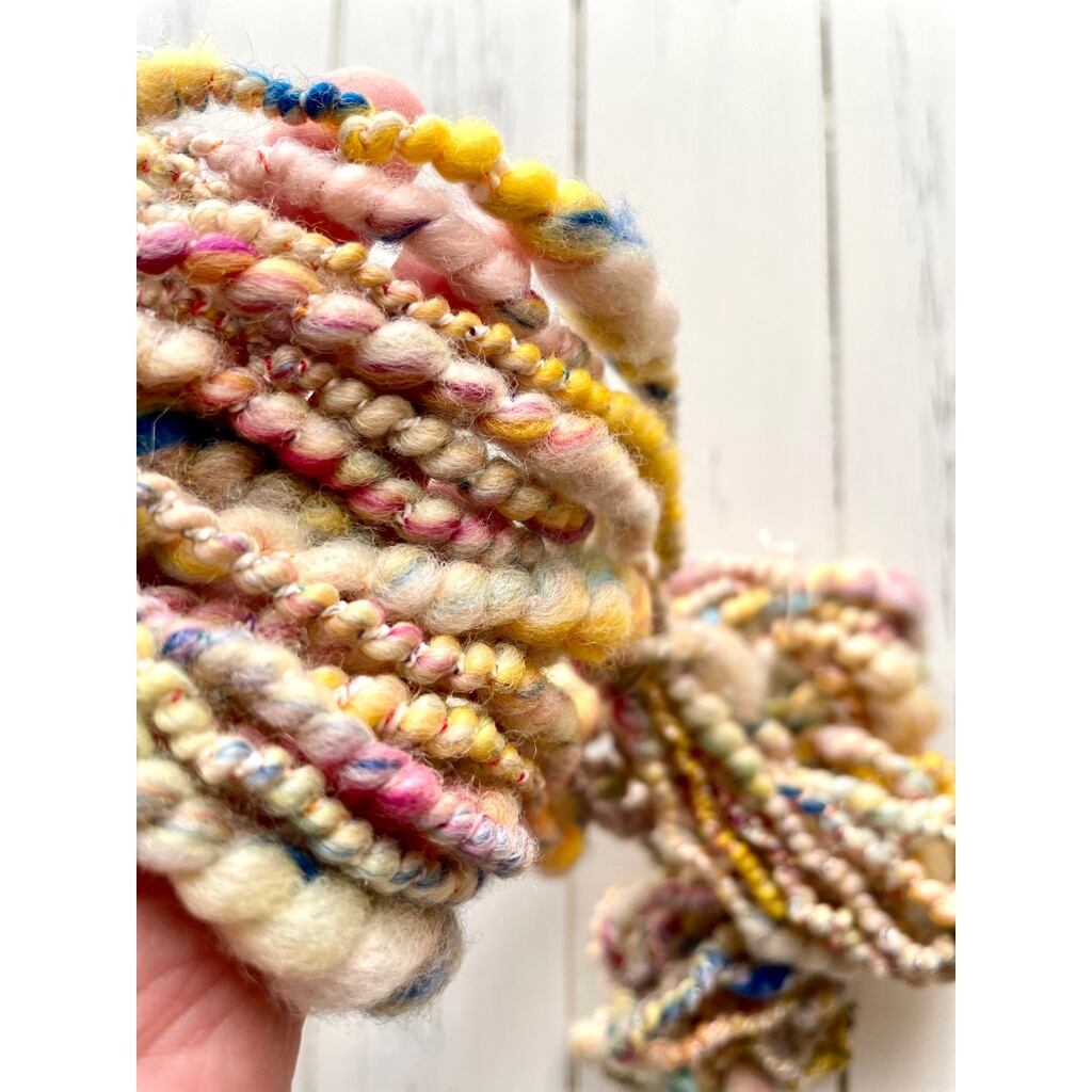 アートヤーン  手紡ぎ糸【21-1206】