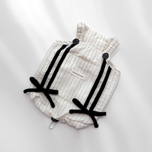 予約【DURANG RURANG】Cotton Ribbon Top (Ivory)