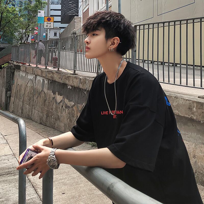 全3色 Tシャツ カットソー プリント カジュアル おしゃれ