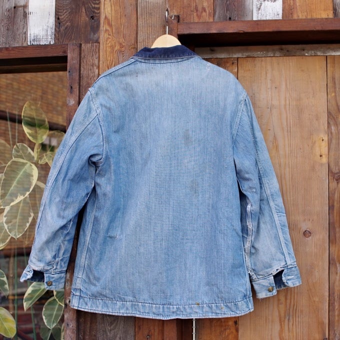 1970s SEARS Work'n Leisure Blanket Lined Denim Chore Jacket 1970s SEARS Work'n Leisure Blanket Lined Denim Chore Jacket