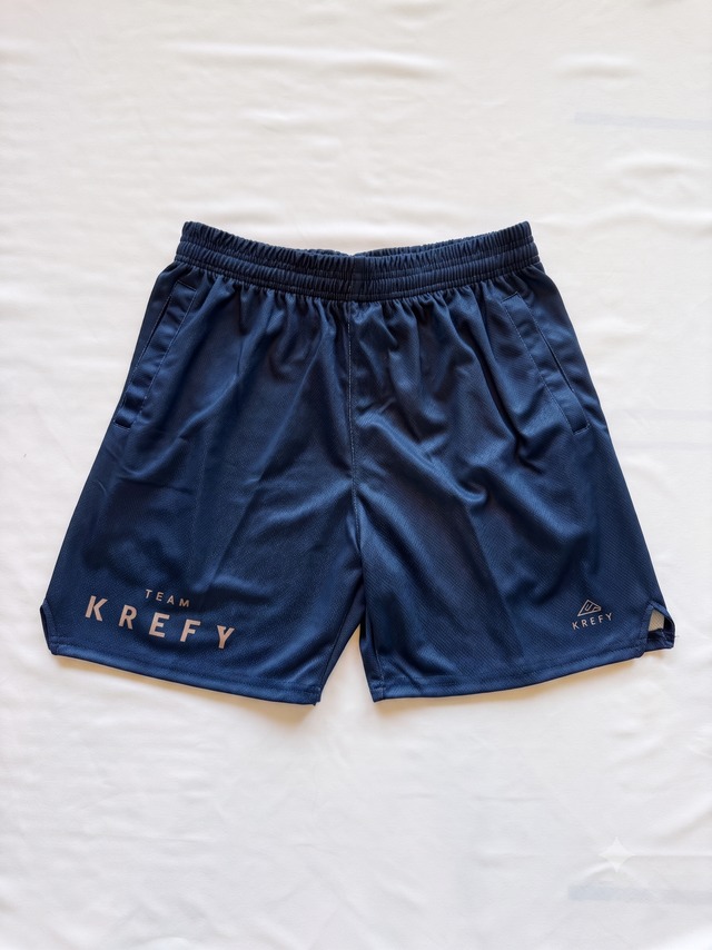"team KREFY" uniform t shorts Navy