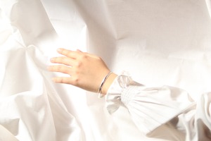 "receiving mode" simple bangle【silver】S