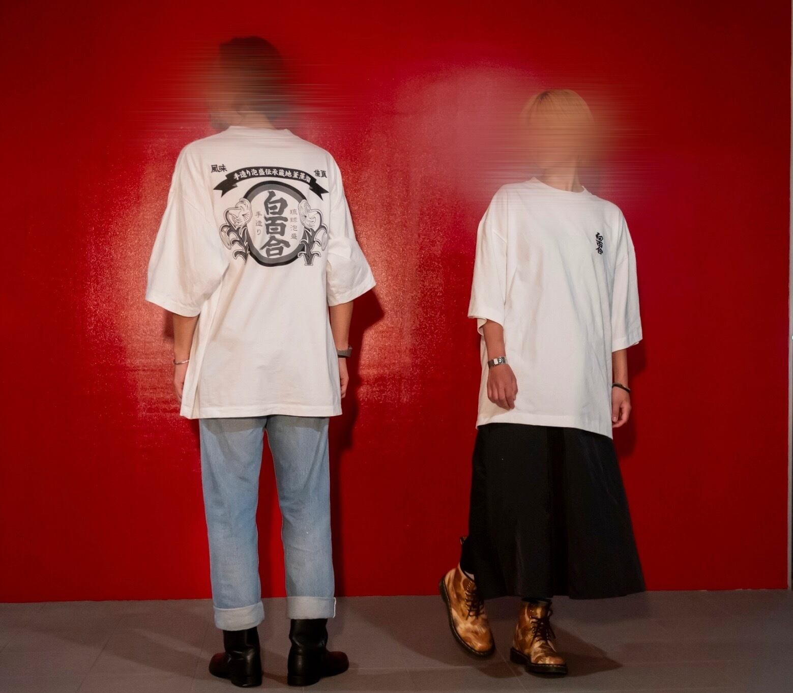 白百合ビックTシャツ(白)Lサイズ | mariya