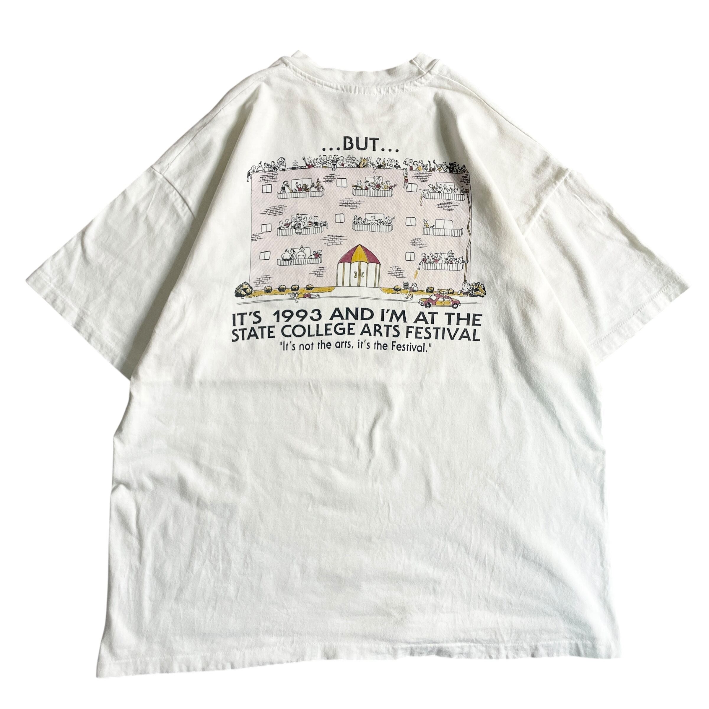90s USA製 ART Festival vintage T-shirt
