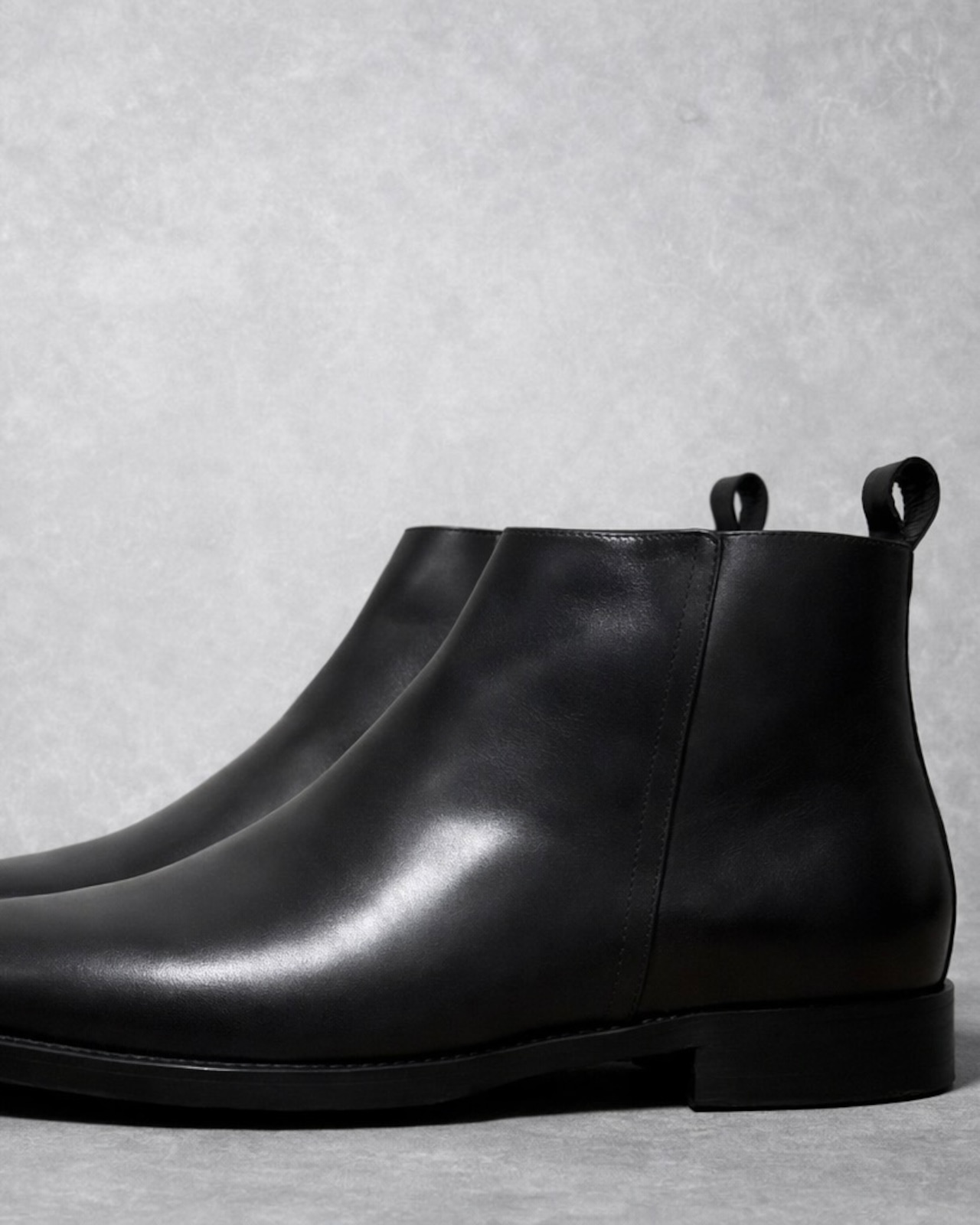 【保温端正】カウレザーチェルシーブーツ(裏地付き)