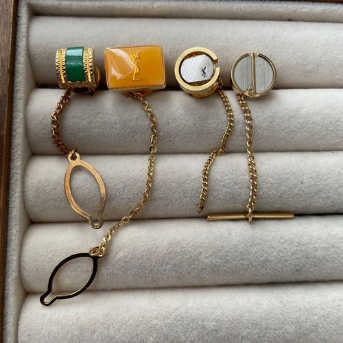 YSL ネクタイピン セット #762