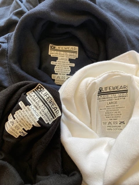 LIFE WEAR TURTLE NECK LONG SLEEVE TEE 5.5oz made in usa / アメリカ