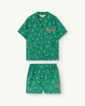 【24SS】the animals observatory ( TAO )  WOVEN SET green men and women セットアップ　