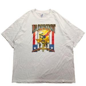 XL Tシャツ オリンピック グラフィック プリント 白T ビッグサイズ 聖火