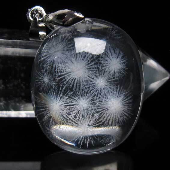 水晶 ペンダント｜ペンダントトップ スノーフレーククォーツ Crystal クリスタルクォーツ メンズ レディース パワーストーン 天然石 [M便 1/20] 712-52