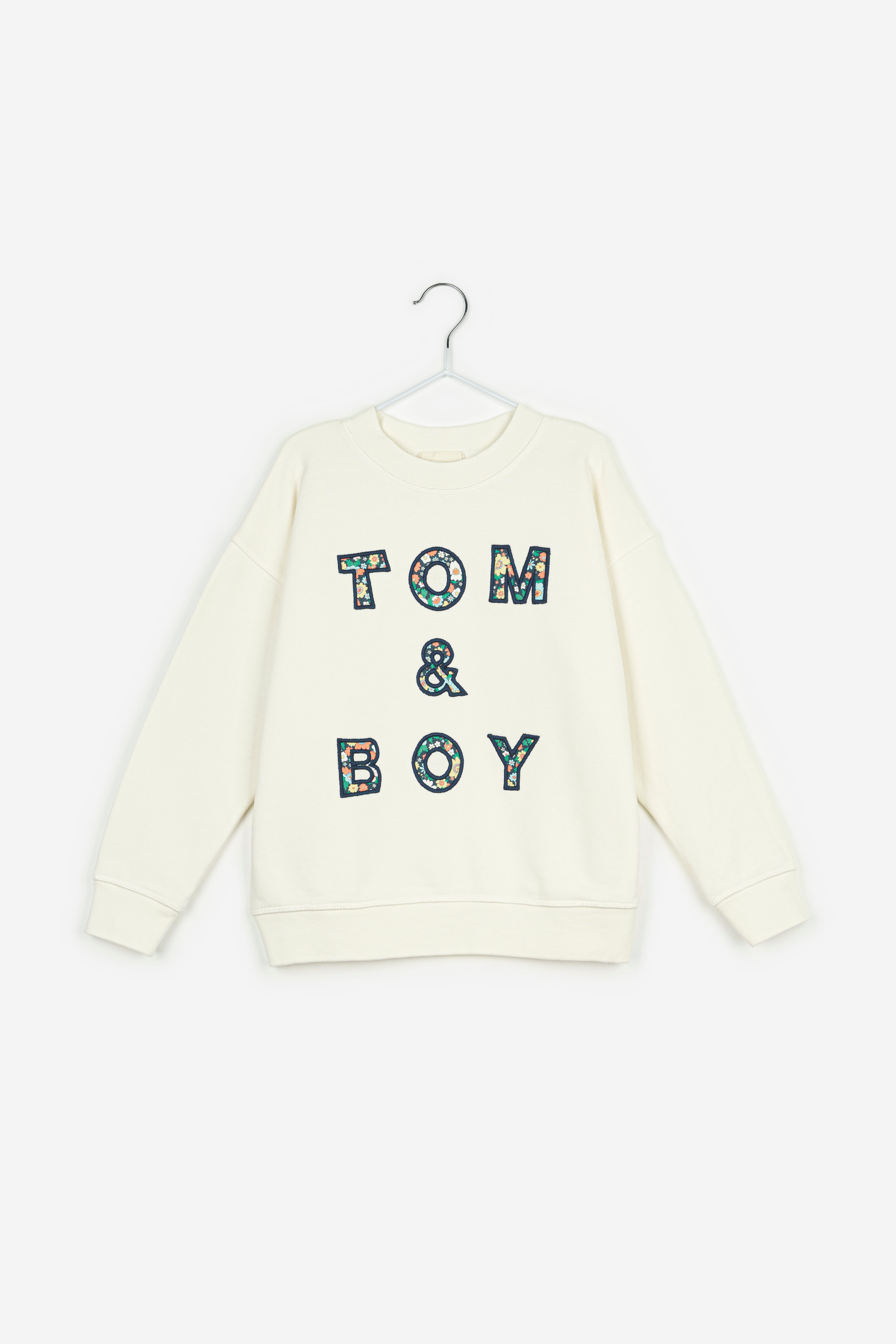 25SS】TOM＆BOY(トムアンドボーイ)TOM&BOY SWEATSHIRTS white(4y/6y/8y