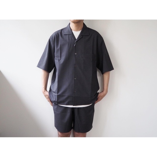 LAMOND (ラモンド) 『SHARI SHIRTS』Open Collar Short Sleeve Shirts 