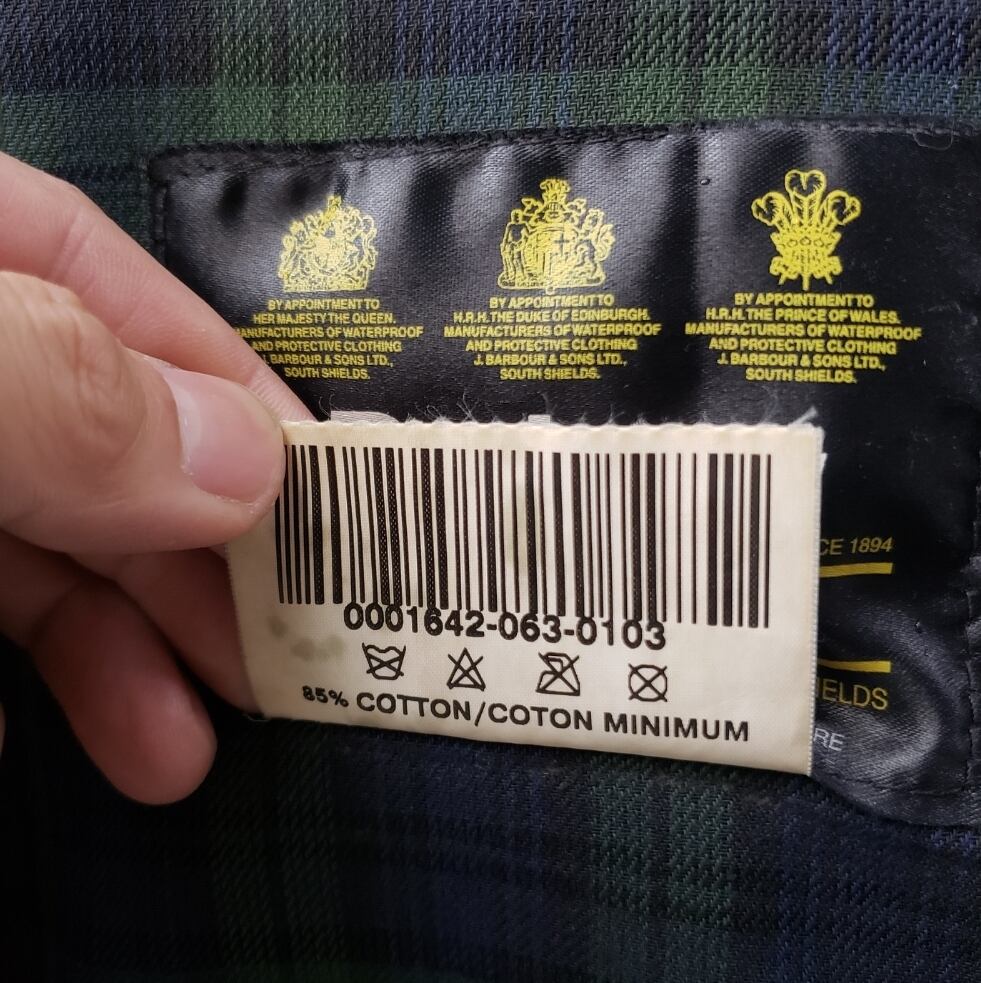 希少! 黒! 旧3ワラント Barbour 希少! 黒! 旧3ワラント Barbour