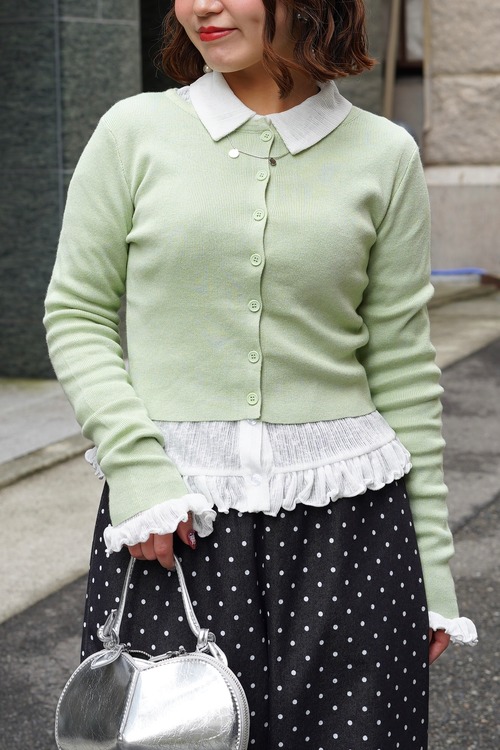 COLOR MINI CARDIGAN