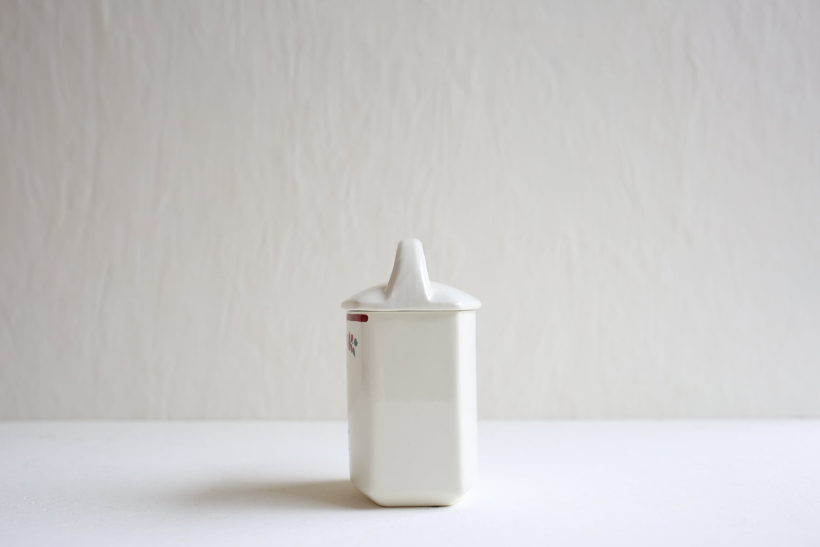 フランス アンティーク ヴィンテージ クレイユモントロー キャニスター