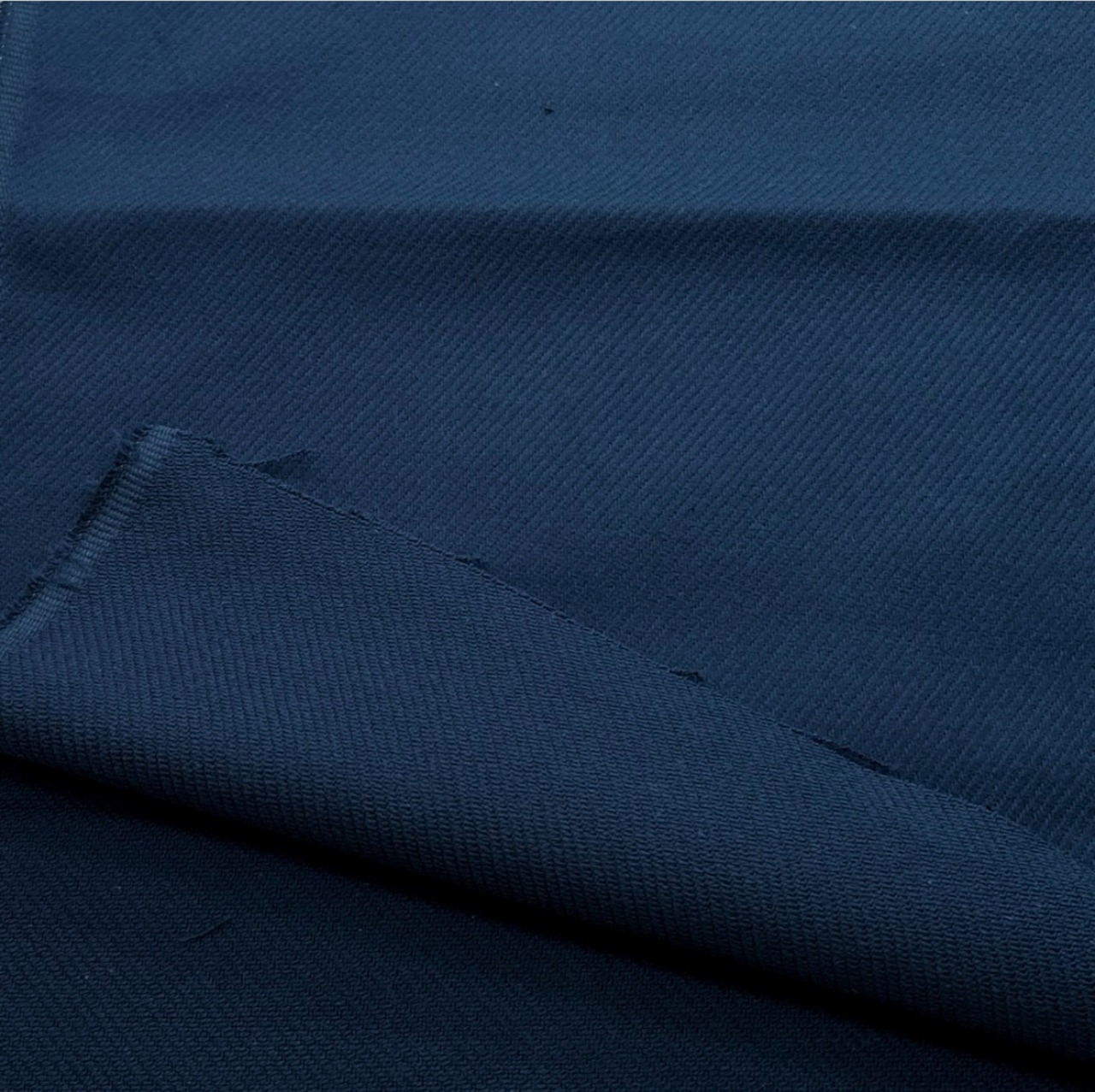 ★TB936◆3m◆綿100%弱起毛斜め織り生地◆ネイビー