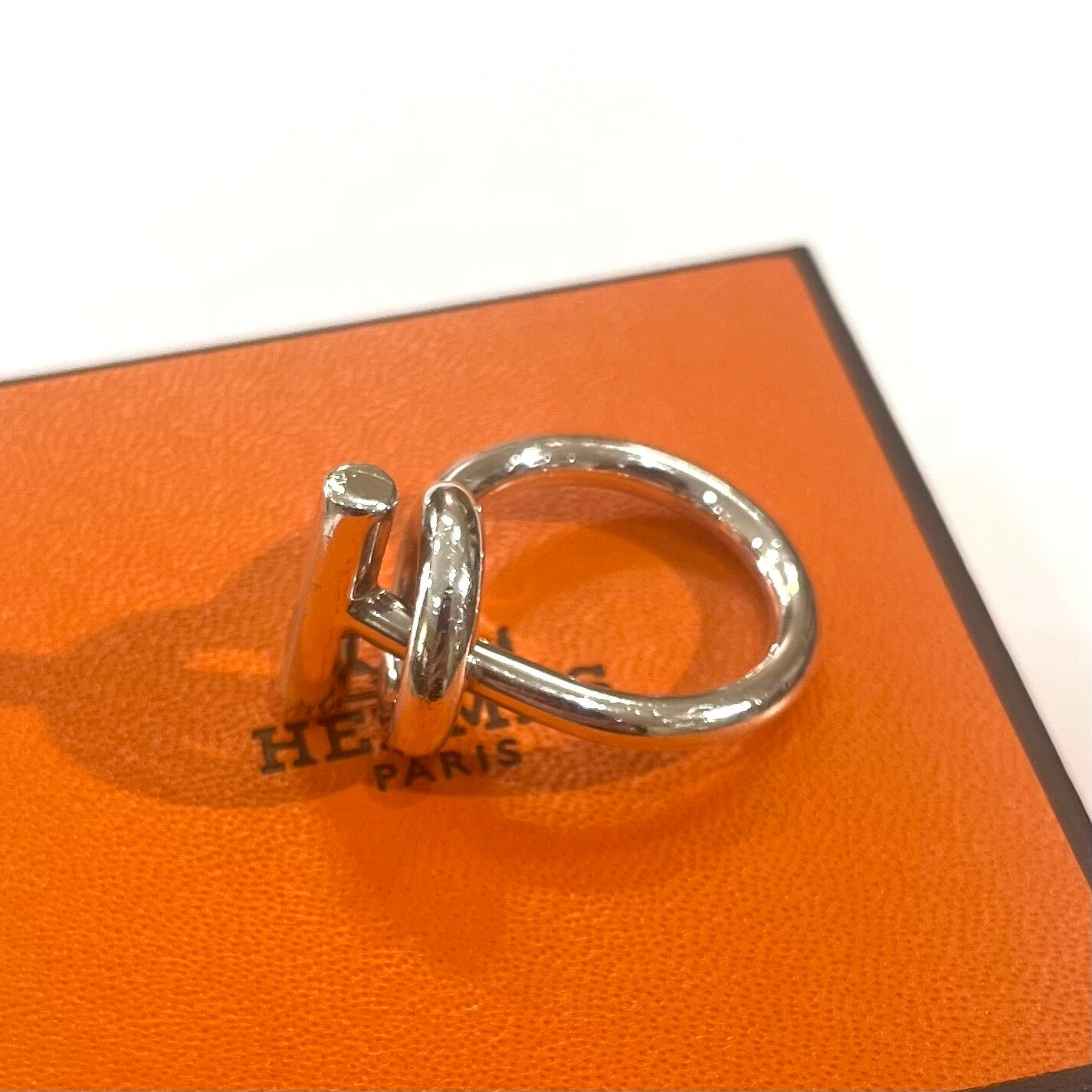 希少サイズ【HERMES】【17号57】2636 エルメス エシャペスターリング