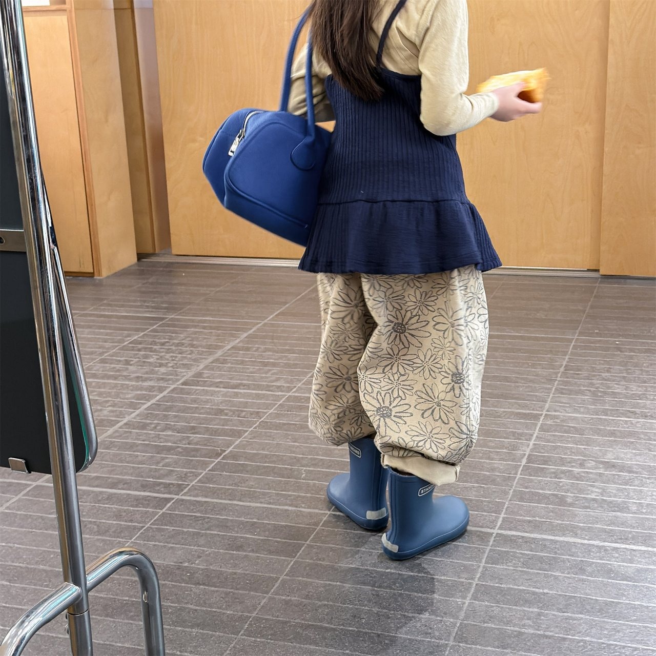 [bdiary] Harin Flower Exhaust Pants / [비다이어리] 하린플라워배기팬츠