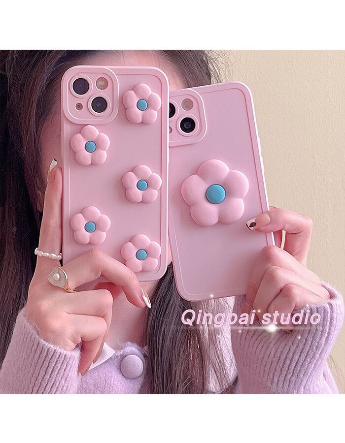 お花モチーフ シリコン Iphoneケース 韓国 スマホケース ピンク 可愛い Iphone13シリーズ対応 Choice 31 レディースファッション通販