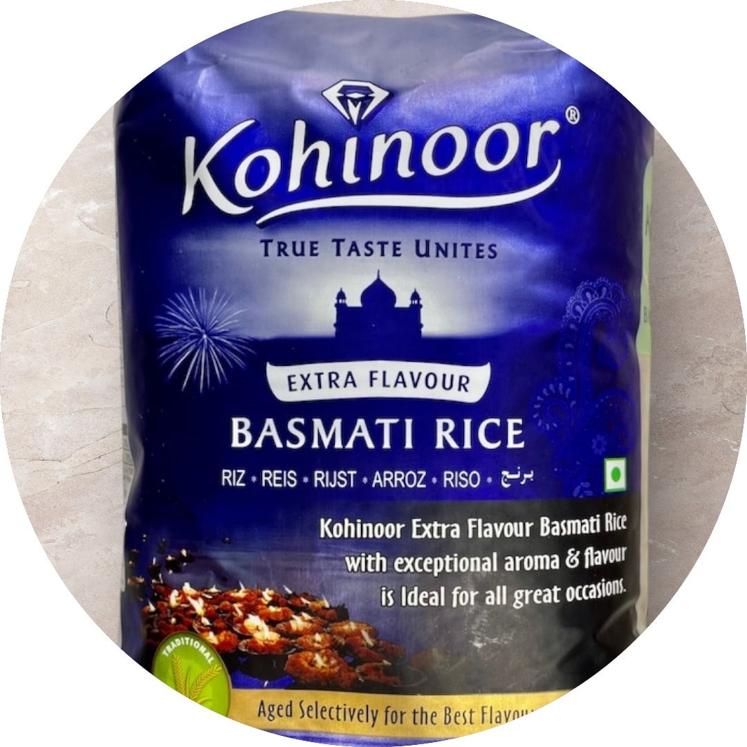 Kohinoor バスマティライス（インド産長粒米）1Kg Basmati Rice 1kg