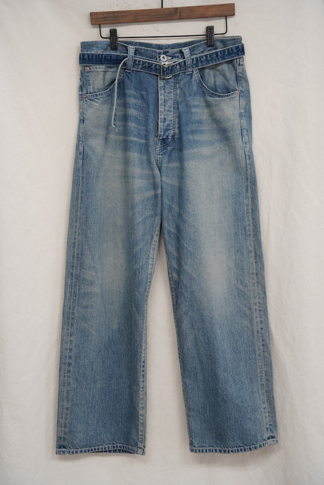 YOKO SAKAMOTO / DENIM 5 POCKET PANTS(FADE INDIGO)