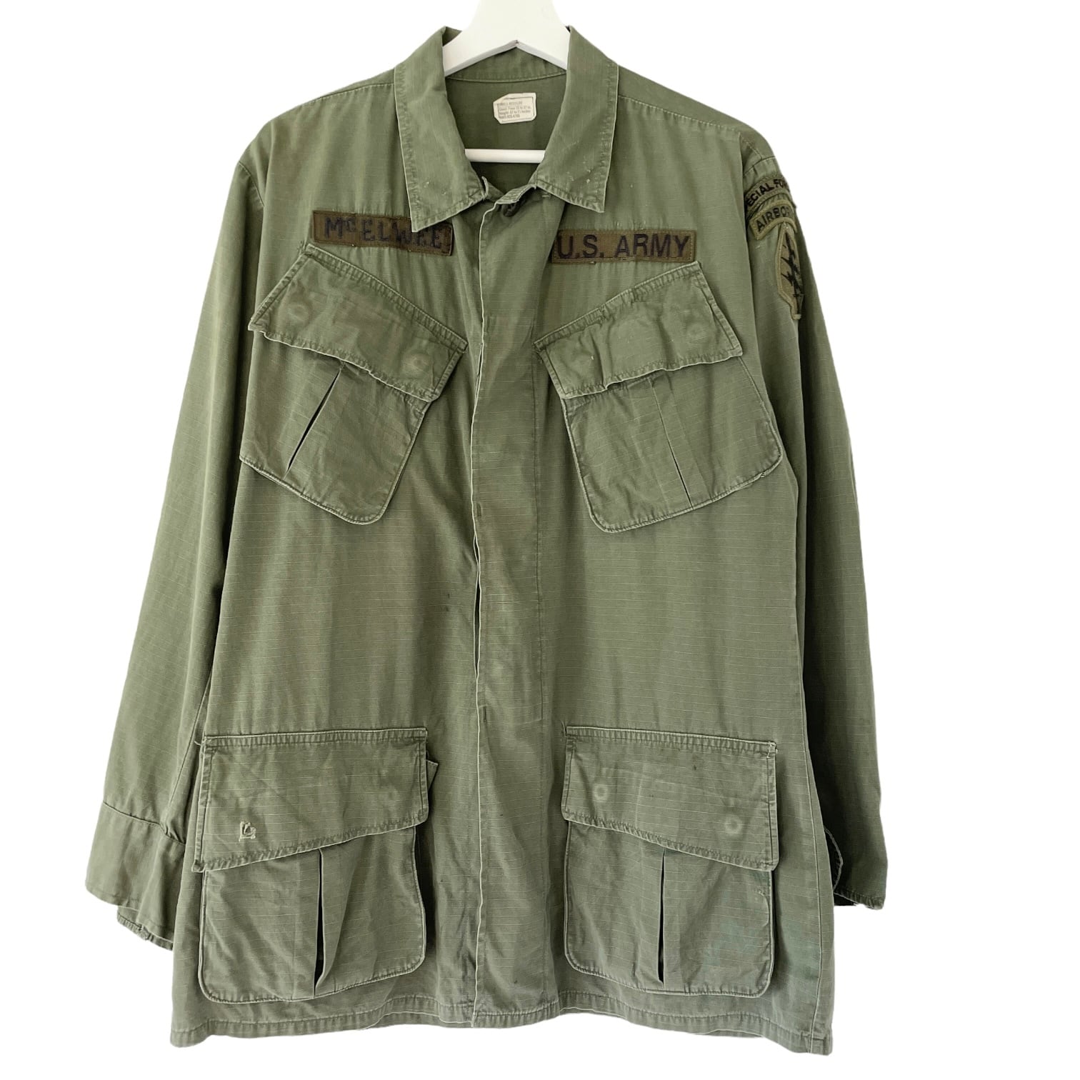 70's U.S.ARMY Jungle Fatigue jacket 5th【S-R】ジャングル