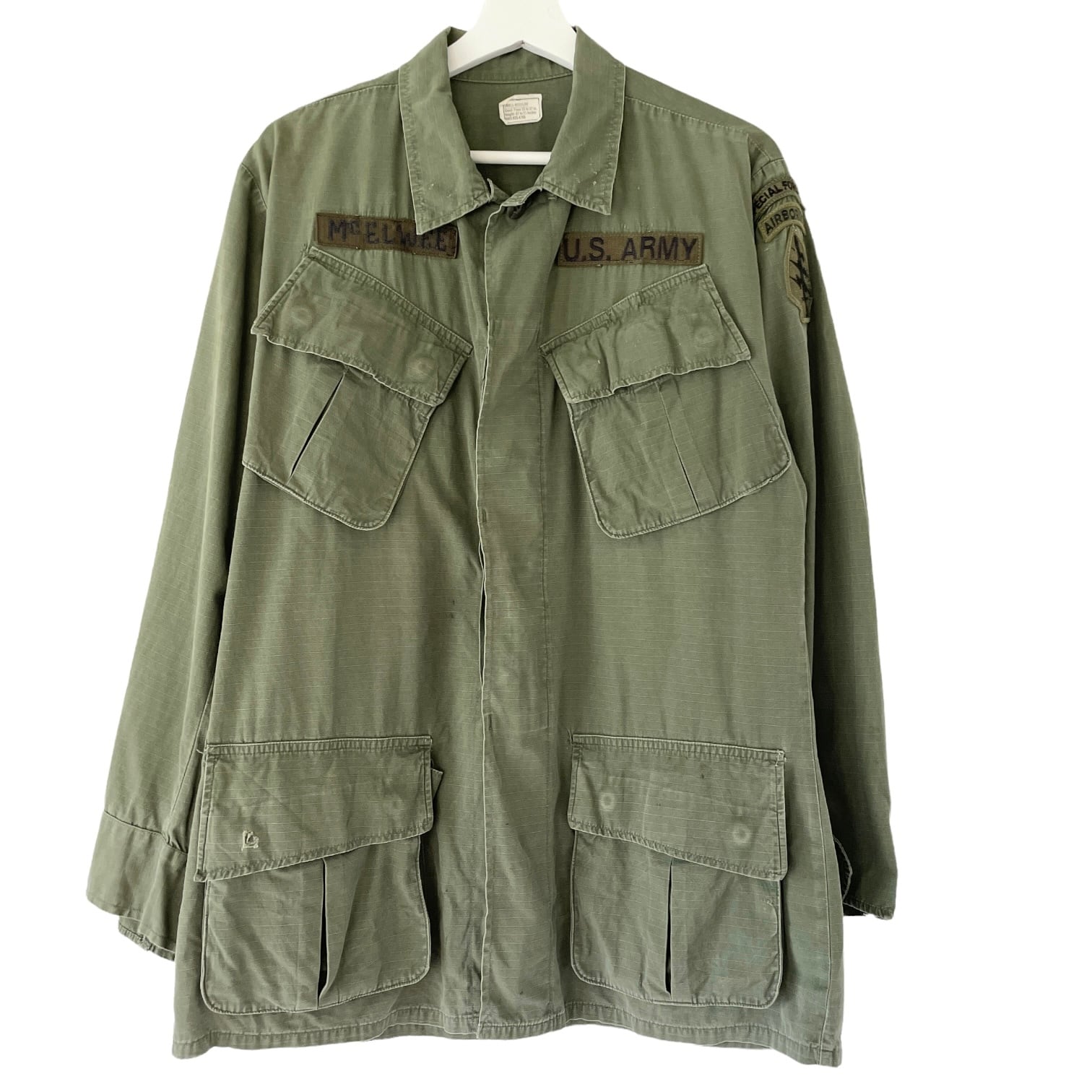 70s US ARMY 米軍 Jungle Fatigue Jacket 5th-