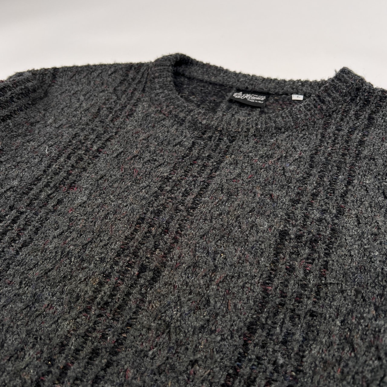 90s イタリア製 MAGLIFICIO Florence マグリフィチオ フィレンツェ マルチ ウールニットセーター サイズ L /オールド/ビンテージ