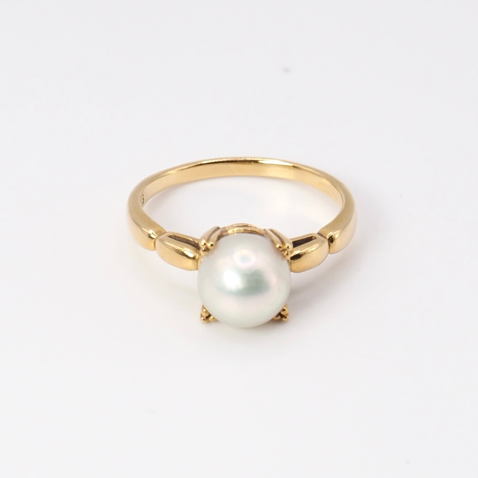 MIKIMOTO 約9号 パール リング K18 ゴールド ミキモト