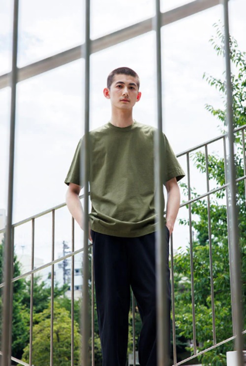 FIT FOR " BASIC HALF SLEEVE TEE [#201] ( KHAKI GREEN )"