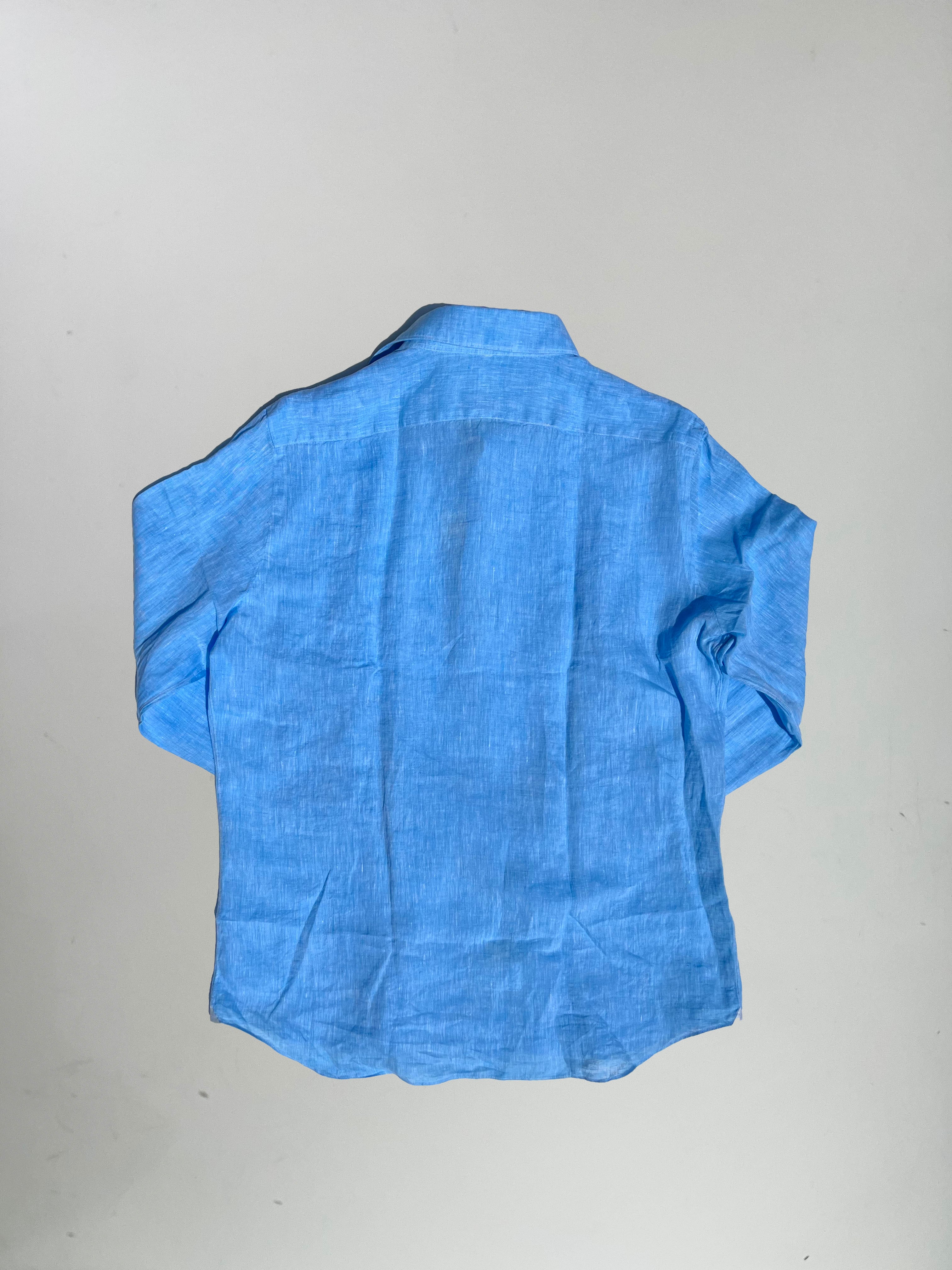 ★美品★フィナモレ　SIMONE（シモーネ）　BALI リネン　ネイビー　M Finamore（フィナモレ）SIMONE（シモーネ）BALI（バーリ）ウォッシュド