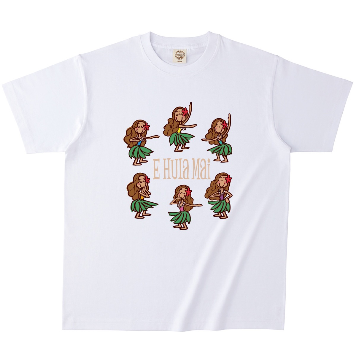 まりりん Tシャツ【E HULA MAi】 | SIMMA Hawaii Official Online Store