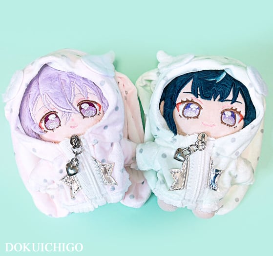 ぬい服 10cm 猫耳 ねこ ネコ ぬいぐるみ服 推し活 パンク 着ぐるみ