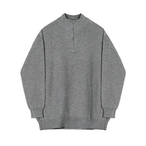 ハーフタートルネックジップニット　MT0080388