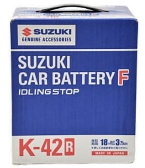 スズキ純正バッテリー アイドリングストップ用バッテリー K42R 純正