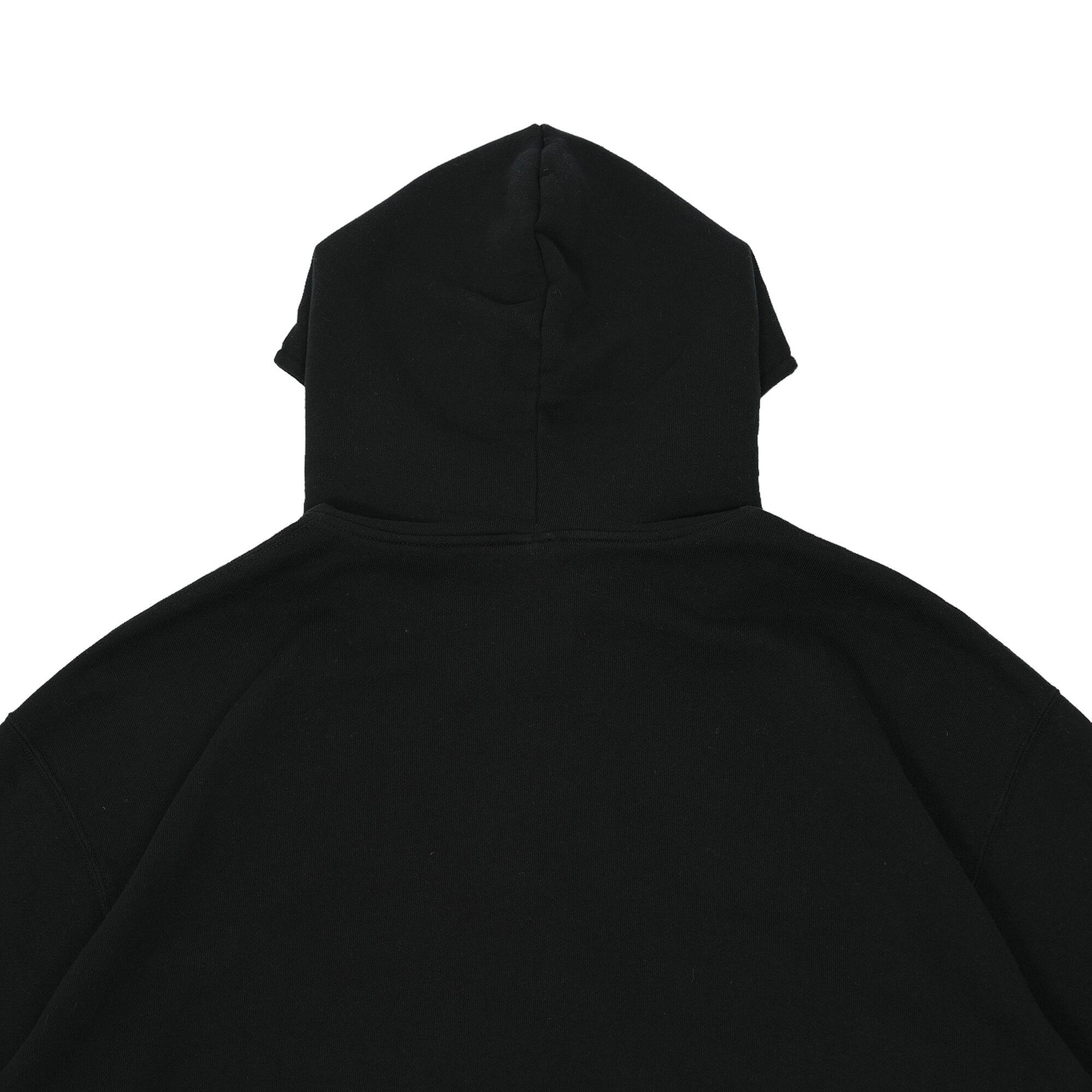 French Terry Half Zip Hoodie (black)