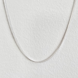 【SV1-26】16inch silver chain necklace
