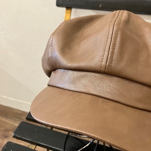 FK LEATHER CASQUETTE