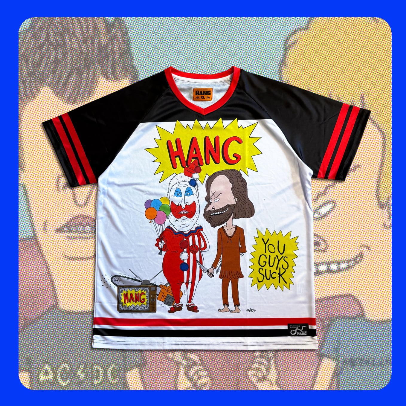 ［HANG］"MPTV" FOOTBALL T-SHIRTS