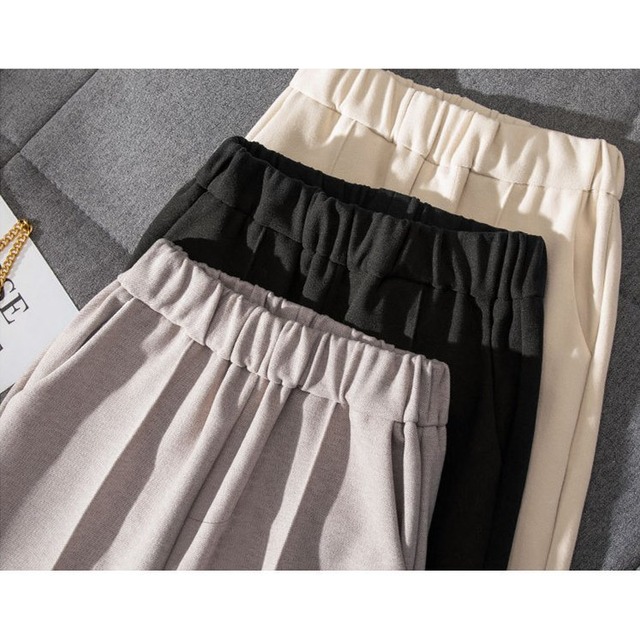 パンツ レディース 秋冬 ボトムス ロングズボン 裏起毛 美脚 韓国風 厚手 ハイウエスト