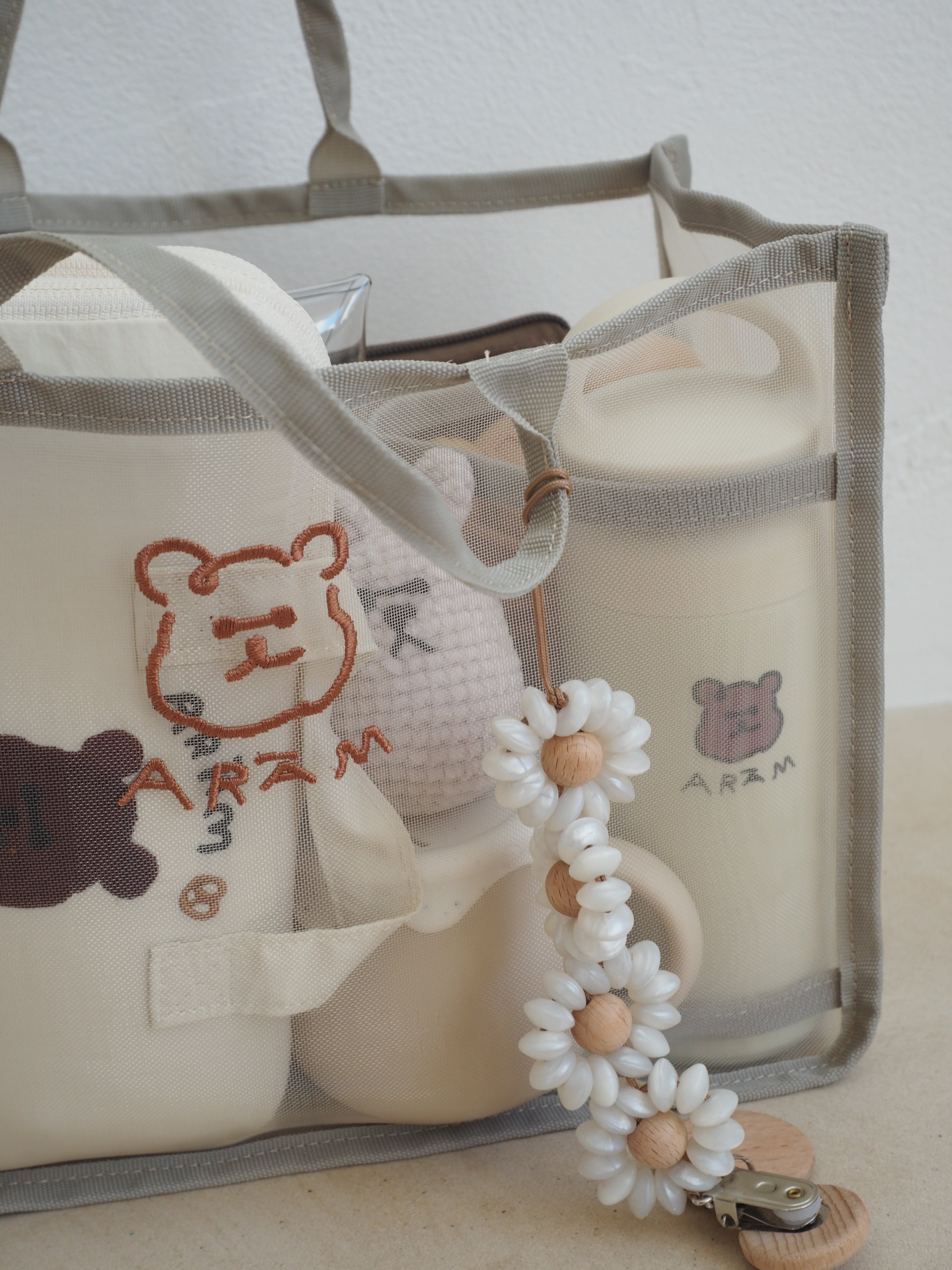 aram_creations 入園セット レッスンバッグ nutsくん ARAM nutsくんのbag in bag | ARĀM creations