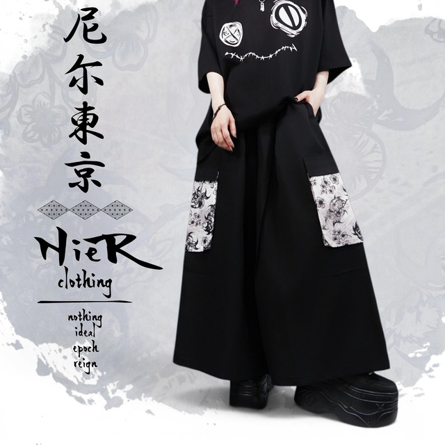 《九尾の日特別39%OFF》4POCKET WIDE PANTS【桜×九尾】