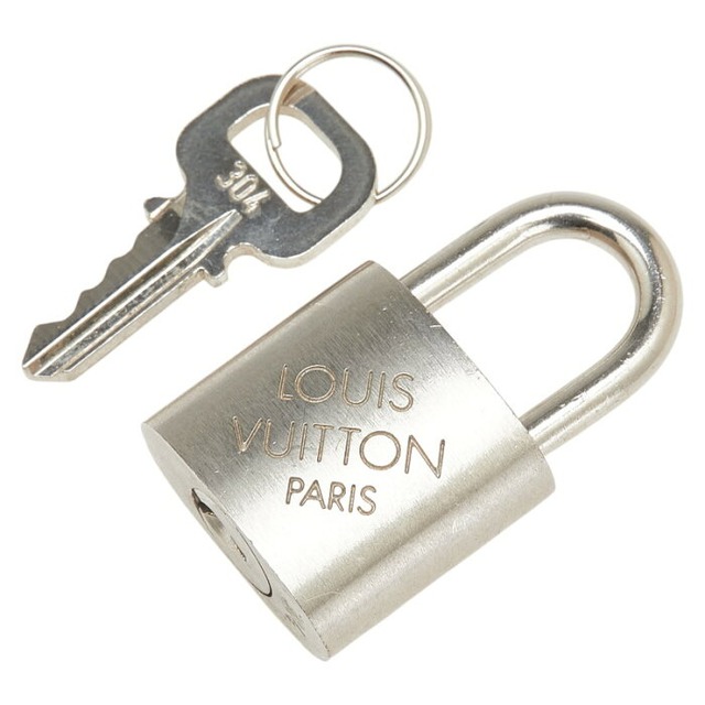 ルイ ヴィトン カデナ 南京錠 キー セット シルバー メタル レディース LOUIS VUITTON 【中古】