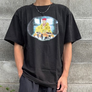 IN DA HOUSE Tシャツ6.6oz 18/-度詰め天竺  L XL VINTAGE BLACK  ビンテージブラック【fac-LIQ-1】
