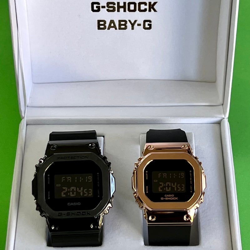 特価★G-SHOCK GM-5600B-1JF & GM-S5600PG-1JF ペアウォッチ メンズ レディース 腕時計 |  栗田時計店(1966年創業の正規販売店) powered by BASE