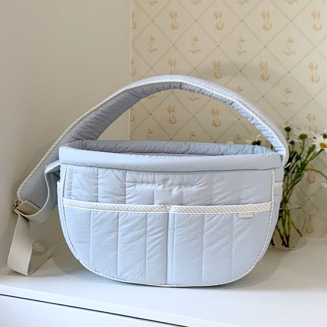 【予約】[near by us] tarte bag（3size／cloud blue）