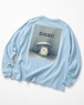 ポメラニアン　バックプリント　ロングスリーブTシャツ
